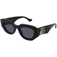 Hodinky & Bižuterie sluneční brýle Gucci Occhiali da Sole  GG1421S 001 Černá