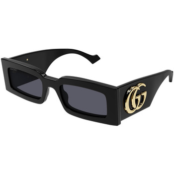 Hodinky & Bižuterie Ženy sluneční brýle Gucci Occhiali da Sole  GG1425S 001 Černá