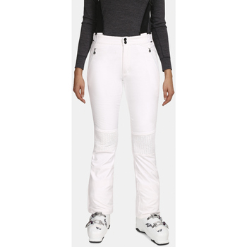 Textil Kalhoty Kilpi Dámské softshellové lyžařské kalhoty  DIONE-W Bílá