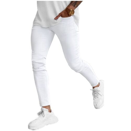 Textil Muži Rifle Ozonee Pánské džínové kalhoty Rhongoredin bílá Bílá