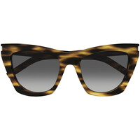 Hodinky & Bižuterie Ženy sluneční brýle Yves Saint Laurent Occhiali da Sole Saint Laurent New Wave SL 214 Kate 024 Hnědá