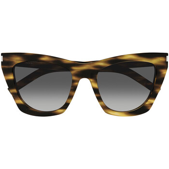 Yves Saint Laurent sluneční brýle Occhiali da Sole Saint Laurent New Wave SL 214 Kate 024 - Hnědá