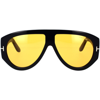 Hodinky & Bižuterie sluneční brýle Tom Ford Occhiali da Sole  Bronson FT1044/S 01E Černá