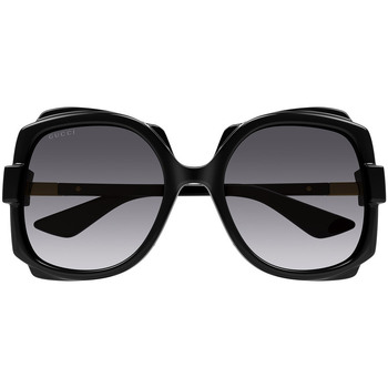 Hodinky & Bižuterie sluneční brýle Gucci Occhiali da Sole  GG1431S 001 Černá