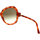 Hodinky & Bižuterie sluneční brýle Gucci Occhiali da Sole  GG1432S 002 Hnědá