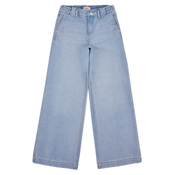 Textil Dívčí Jeans široký střih Only KOGCOMET WIDE  DNM LB NOOS Modrá