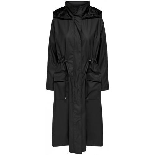 Textil Ženy Kabáty Only Raincoat Jane - Black Černá