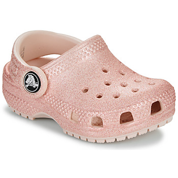 Boty Dívčí Pantofle Crocs Classic Glitter Clog T Růžová / Třpytivý