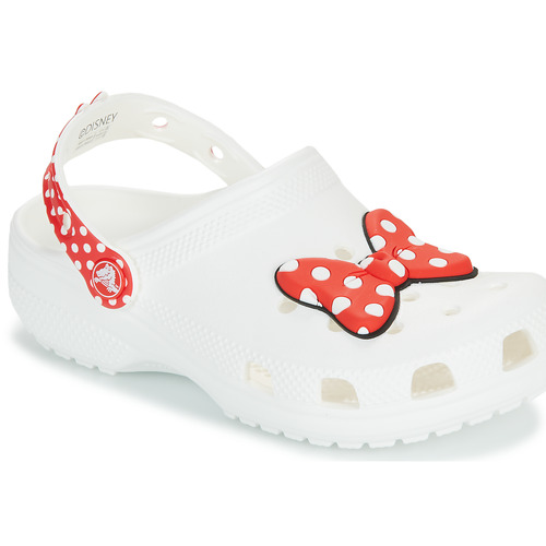 Boty Dívčí Pantofle Crocs Disney Minnie Mouse Cls Clg K Bílá / Červená