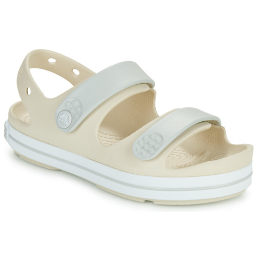 Boty Děti Sandály Crocs Crocband Cruiser Sandal T Béžová