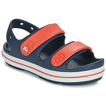 Boty Děti Sandály Crocs Crocband Cruiser Sandal T Tmavě modrá / Červená
