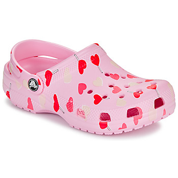 Boty Dívčí Pantofle Crocs Classic VDay Clog K Růžová