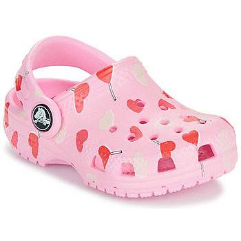 Boty Dívčí Pantofle Crocs Classic VDay Clog T Růžová / Červená