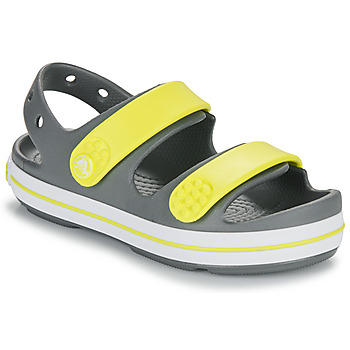 Boty Děti Sandály Crocs Crocband Cruiser Sandal K Šedá / Žlutá