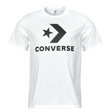Textil Trička s krátkým rukávem Converse STAR CHEVRON TEE WHITE Bílá