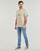 Textil Trička s krátkým rukávem Converse CHUCK PATCH TEE BEACH STONE / WHITE Béžová