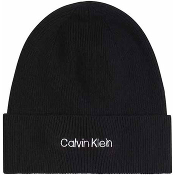Textilní doplňky Čepice Calvin Klein Jeans dámská čepice K60K608519 BAX Ck black Černá