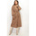 Textil Ženy Kabáty La Modeuse 69089_P161057 Hnědá