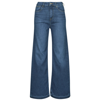 Pepe jeans Jeans široký střih WIDE LEG JEANS UHW - Modrá