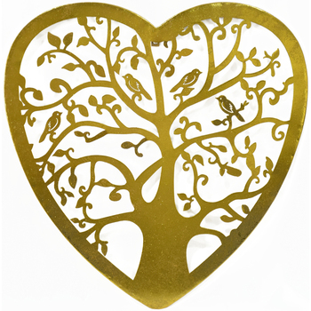 Bydlení Sošky a figurky Signes Grimalt Srdeční Život Stromu Zlatá