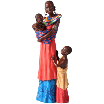 Bydlení Sošky a figurky Signes Grimalt Africká Postava Červená