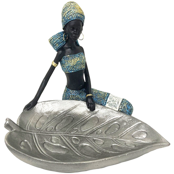 Bydlení Sošky a figurky Signes Grimalt Africká Postava Stříbrná       