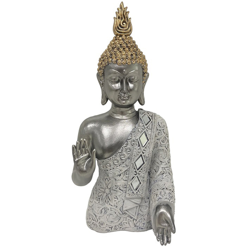 Bydlení Sošky a figurky Signes Grimalt Buddha Postava Stříbrná       