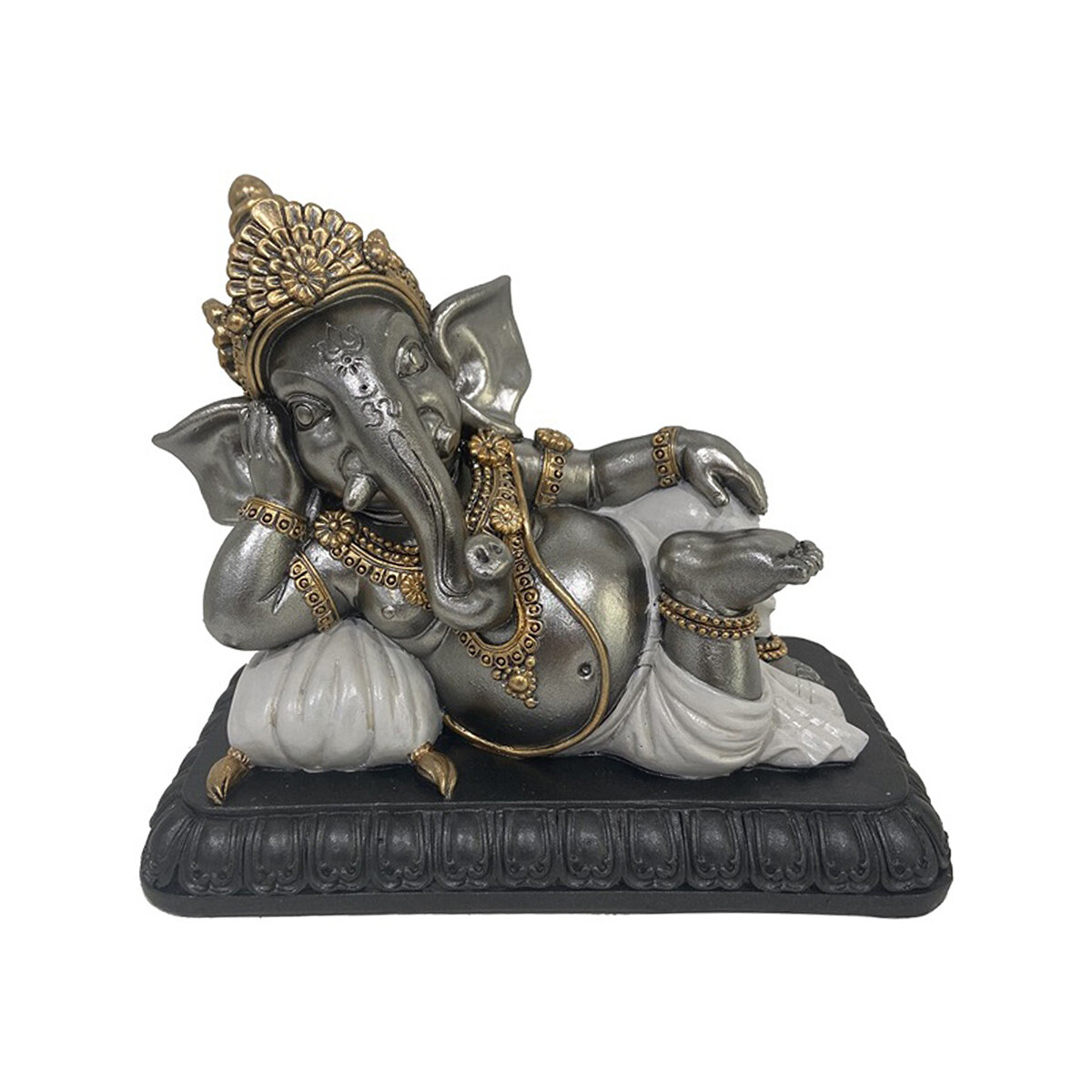 Bydlení Sošky a figurky Signes Grimalt Ganesh Postava Stříbrná       