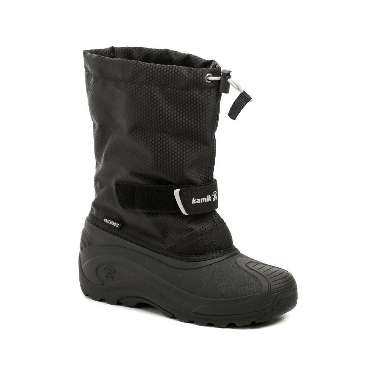Boty Chlapecké Zimní boty KAMIK FINLEY 2 black dětské zimní sněhule Černá