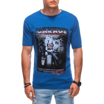 Textil Muži Trička s krátkým rukávem Deoti Pánské tričko s potiskem Majimisi tmavě modrá Tmavě modrá