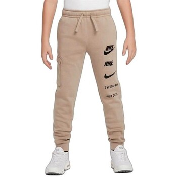 Textil Chlapecké Teplákové kalhoty Nike NIO  SPOTSWEAR FN7712 Béžová