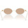 Hodinky & Bižuterie Ženy sluneční brýle Miu Miu Occhiali da Sole Miu Miu MU04ZS 14240D Bílá