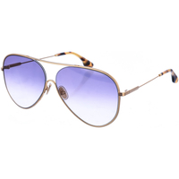 Hodinky & Bižuterie Ženy sluneční brýle Victoria Beckham VB133S-710 Zlatá