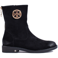 Boty Ženy Kotníkové boty Pk Designové černé  kotníčkové boty dámské na plochém podpatku 