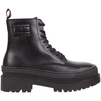 Tommy Jeans Kotníkové boty - - Černá