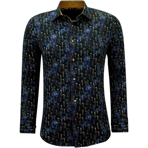 Textil Muži Košile s dlouhymi rukávy Gentile Bellini 147810981 Modrá