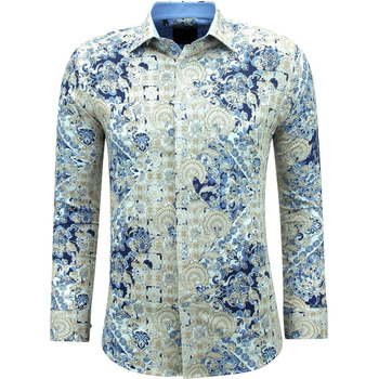 Textil Muži Košile s dlouhymi rukávy Gentile Bellini 147811057 Modrá
