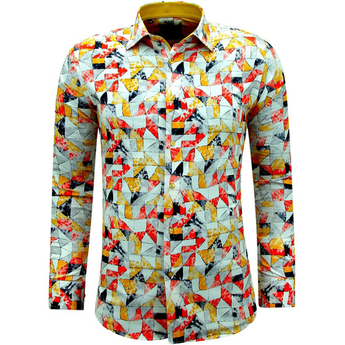 Textil Muži Košile s dlouhymi rukávy Gentile Bellini 147811382 Žlutá