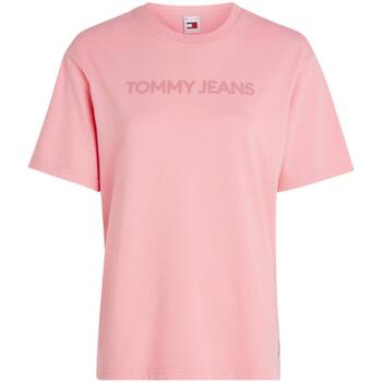 Textil Ženy Trička s krátkým rukávem Tommy Hilfiger  Růžová