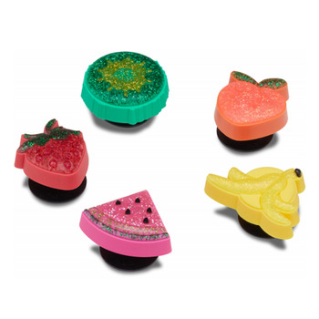 Crocs Sparkle Glitter Fruits 5 Pack           
