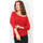 Textil Ženy Svetry La Modeuse 68967_P160856 Červená