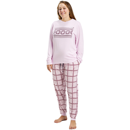 Textil Ženy Pyžamo / Noční košile Munich MUDP0100 Růžová