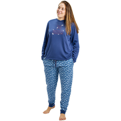 Textil Ženy Pyžamo / Noční košile Munich MUDP0200 Modrá