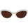 Hodinky & Bižuterie sluneční brýle MICHAEL Michael Kors Occhiali da Sole  Burano MK2198 310073 Bílá