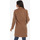 Textil Ženy Kabáty La Modeuse 18330_P51674 Hnědá