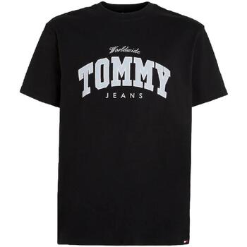 Textil Muži Trička s krátkým rukávem Tommy Hilfiger  Černá