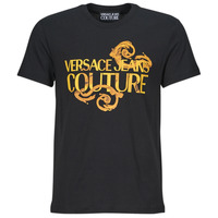 Textil Muži Trička s krátkým rukávem Versace Jeans Couture 76GAHG00 Černá / Zlatá
