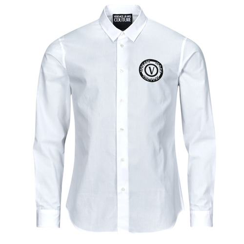 Textil Muži Košile s dlouhymi rukávy Versace Jeans Couture 76GALYS1 Bílá