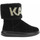 Boty Ženy Polokozačky Karl Lagerfeld Dámské polokozačky  KL44552 Black Suede Černá