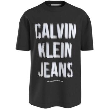 Calvin Klein Jeans Trička s krátkým rukávem - - Černá
